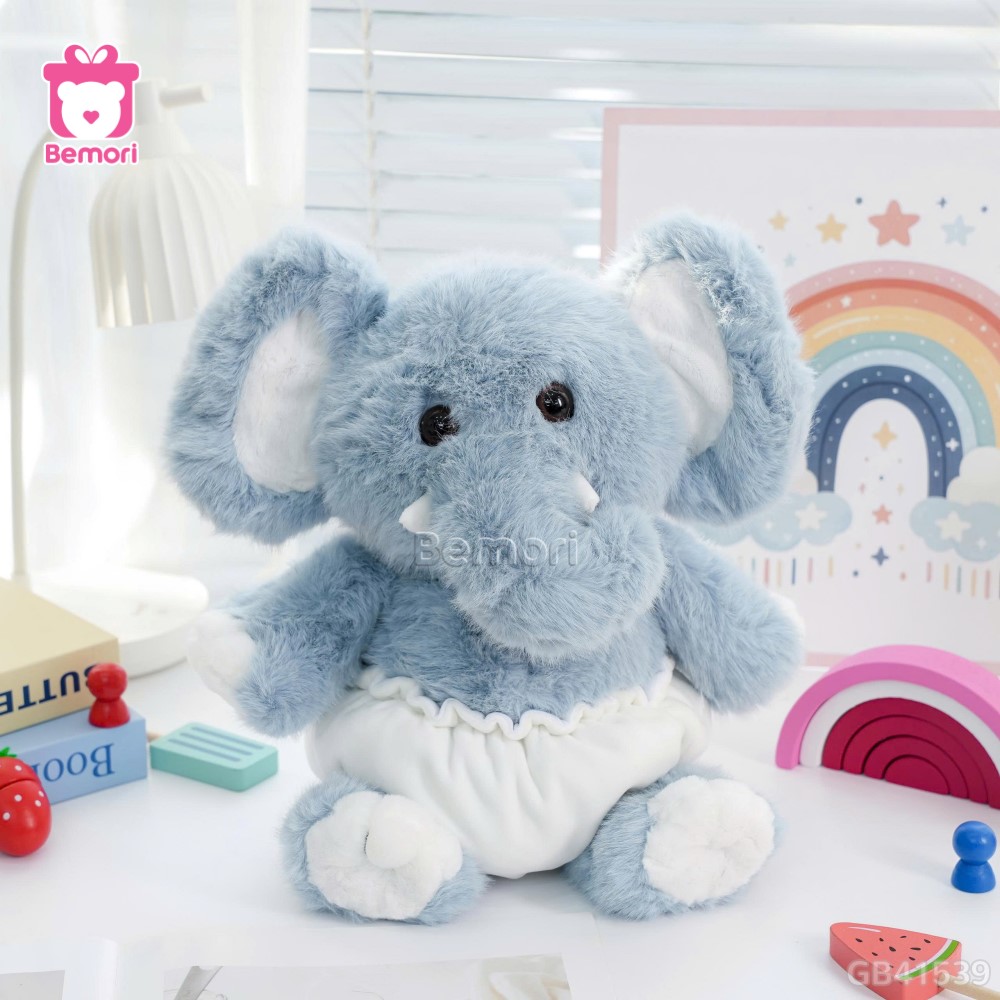 Thú Bông Mặc Quần Chip Trắng