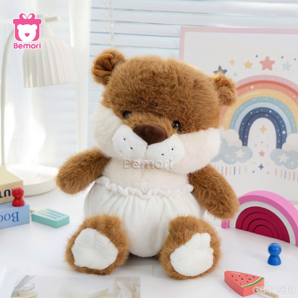 Thú Bông Mặc Quần Chip Trắng