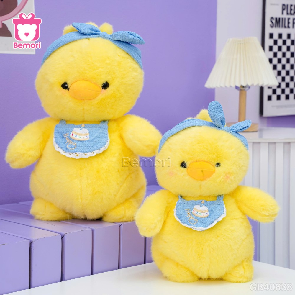 Thú Bông Yếm Happy Đeo Băng Đô
