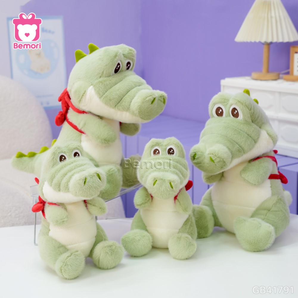 Gấu Bông Cá Sấu Đeo Balo Tôm Hùm