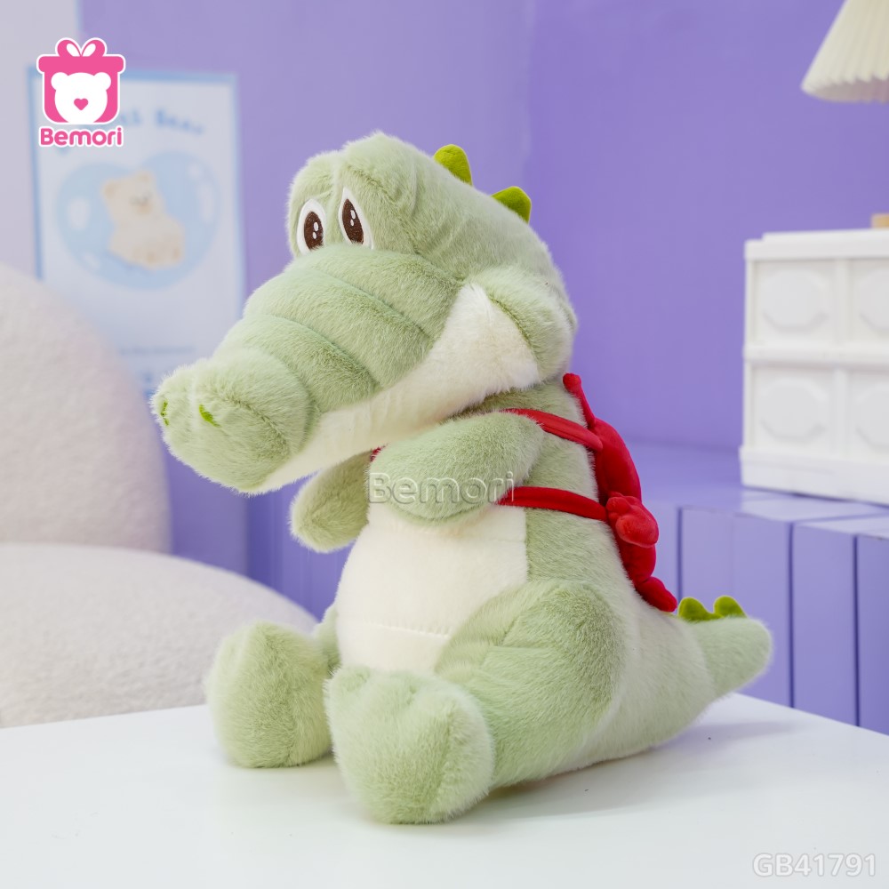 Gấu Bông Cá Sấu Đeo Balo Tôm Hùm