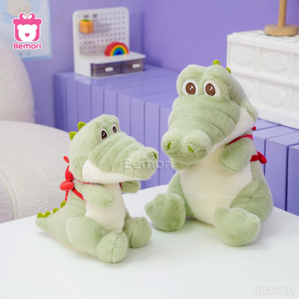 Gấu Bông Cá Sấu Đeo Balo Tôm Hùm