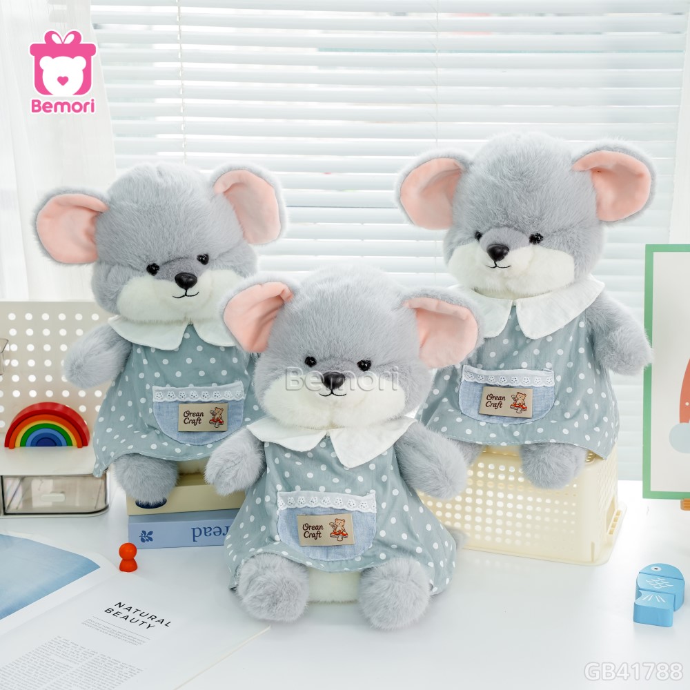 Chuột Bông Áo Chấm Bi