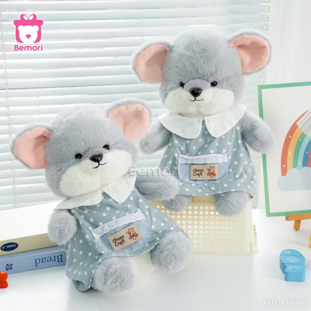 Chuột Bông Áo Chấm Bi