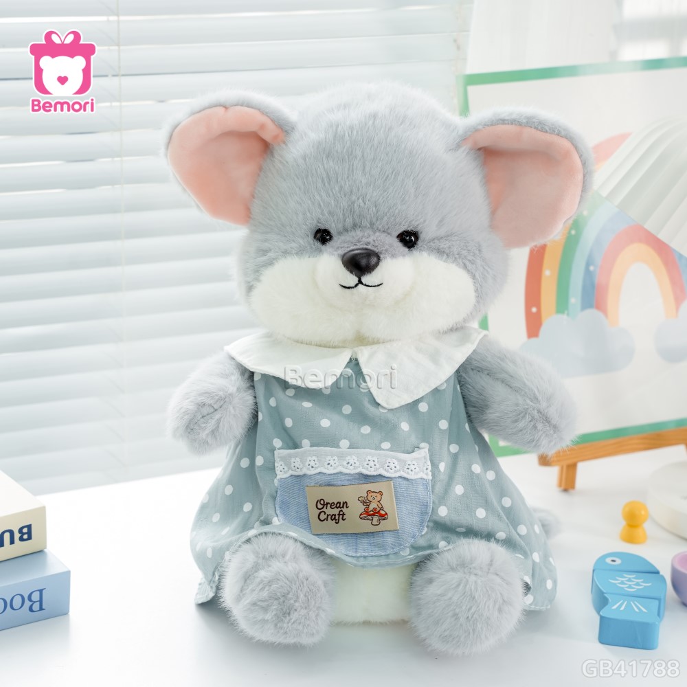 Chuột Bông Áo Chấm Bi