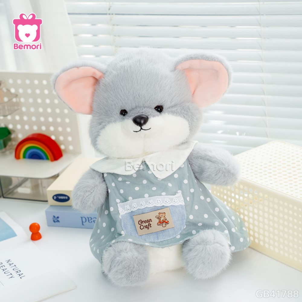 Chuột Bông Áo Chấm Bi