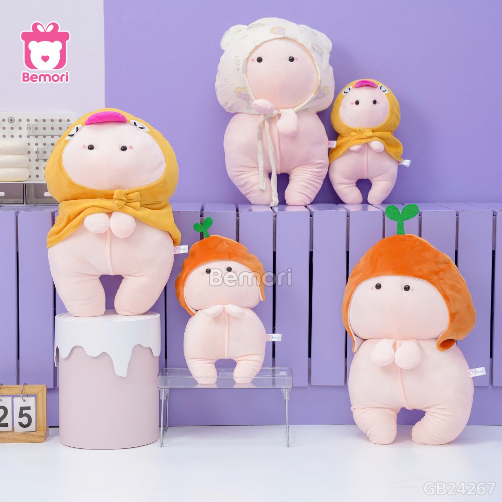 Gấu Bông Ciu Baby Đội Mũ