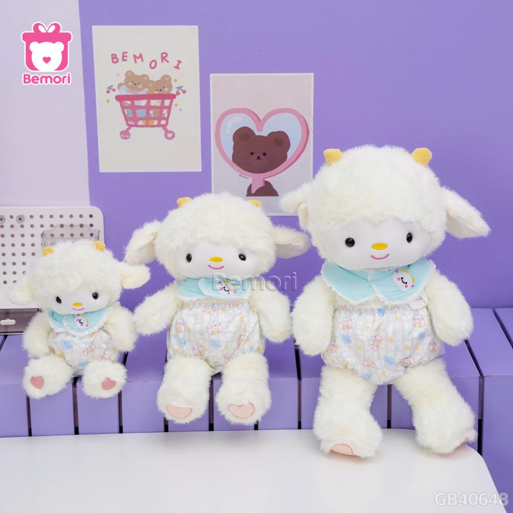 Cừu Baby Bông Chân Tim