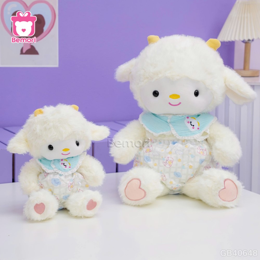 Cừu Baby Bông Chân Tim
