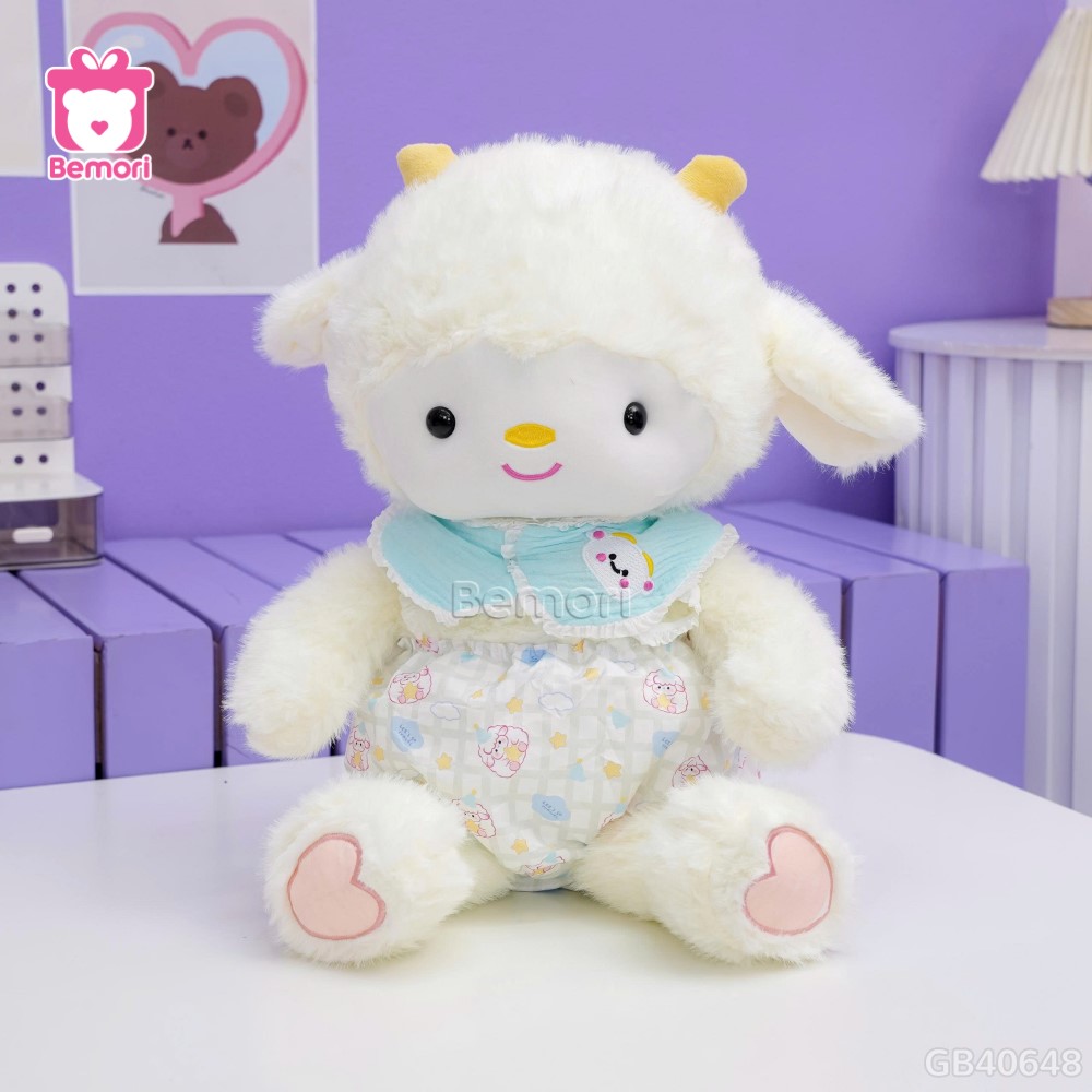 Cừu Baby Bông Chân Tim