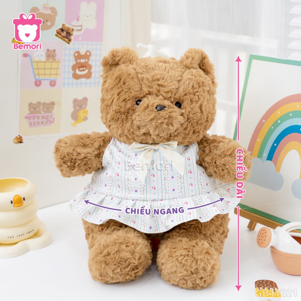 Cách đo kích thước của Gấu Bông Áo Babydoll