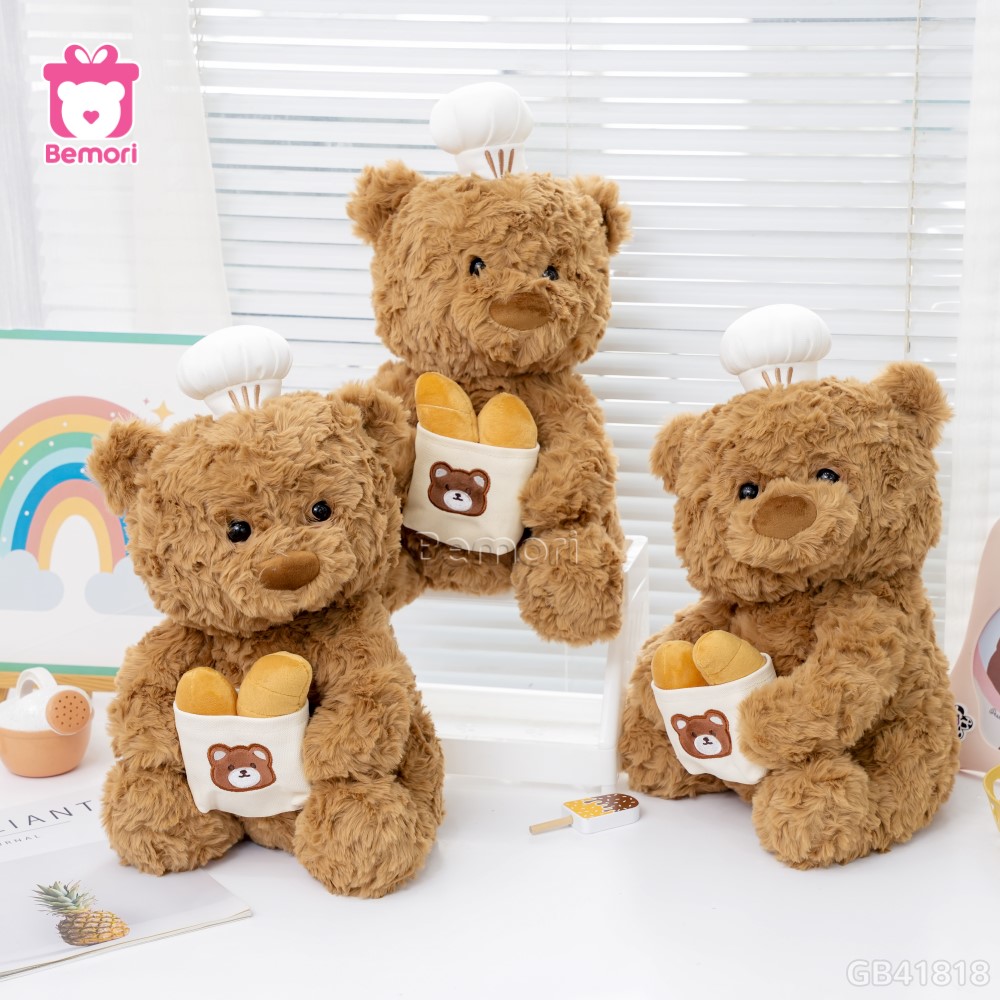 Gấu Bông Ôm Túi Bánh Mì