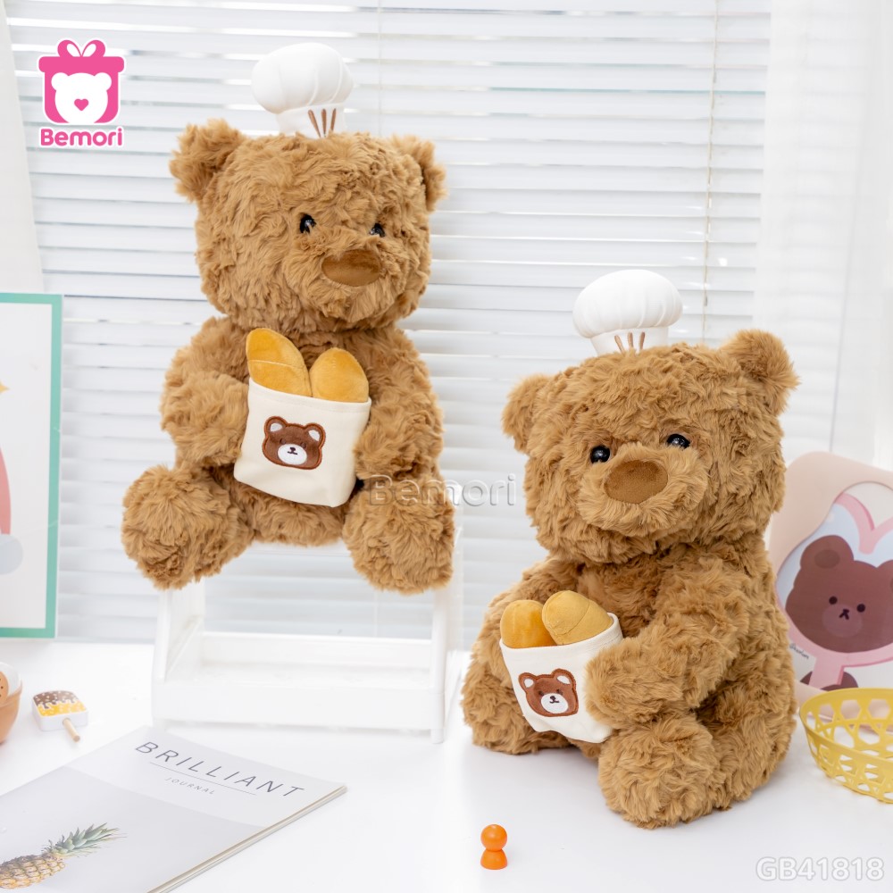 Gấu Bông Ôm Túi Bánh Mì