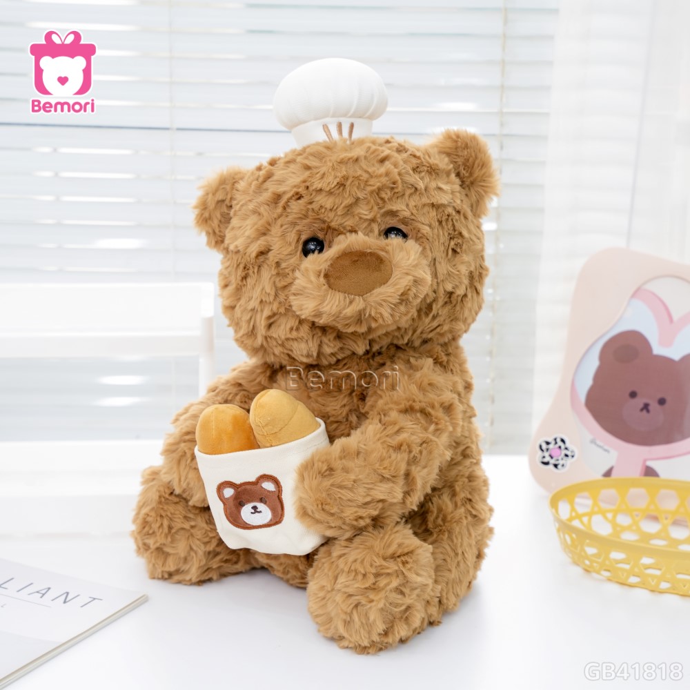 Gấu Bông Ôm Túi Bánh Mì
