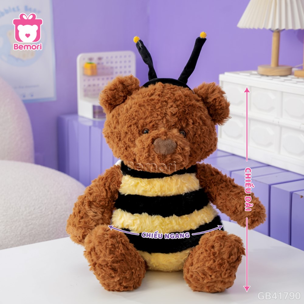 Cách đo kích thước của Gấu Bông Ong