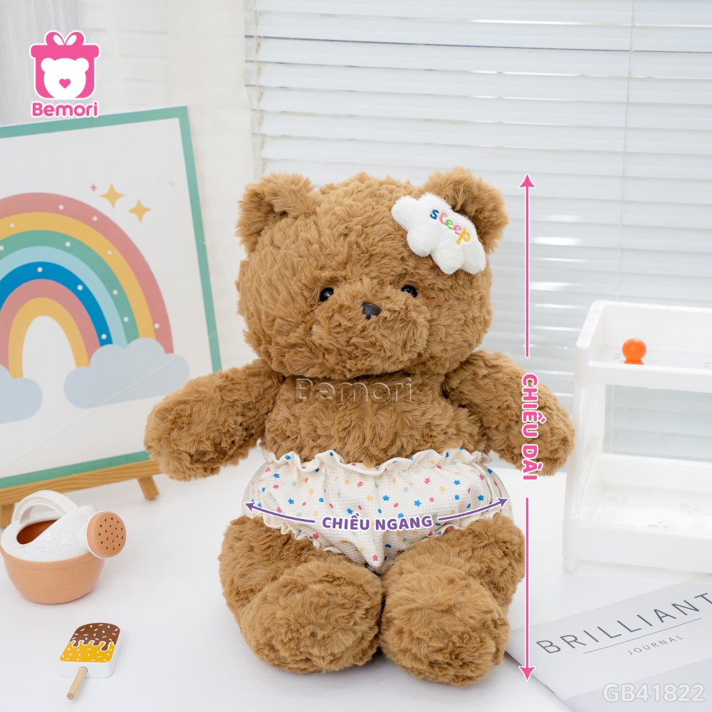 Cách đo kích thước của Gấu Bông Quần Chip