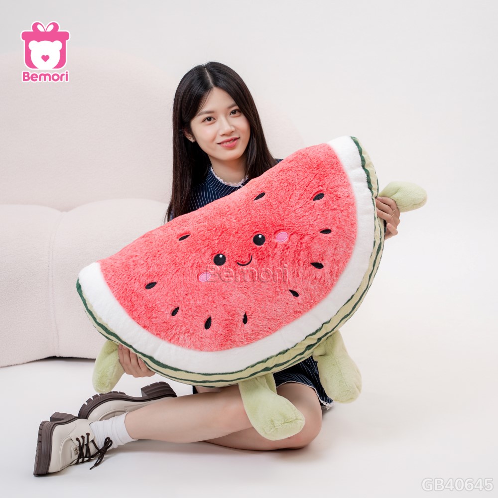 Gấu Bông Miếng Dưa Hấu Vui Vẻ