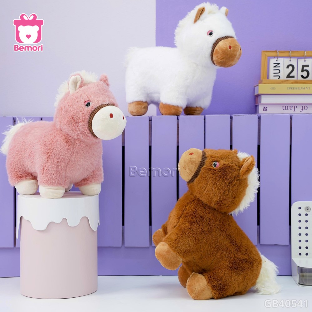 Gấu Bông Ngựa Baby Lông Thỏ