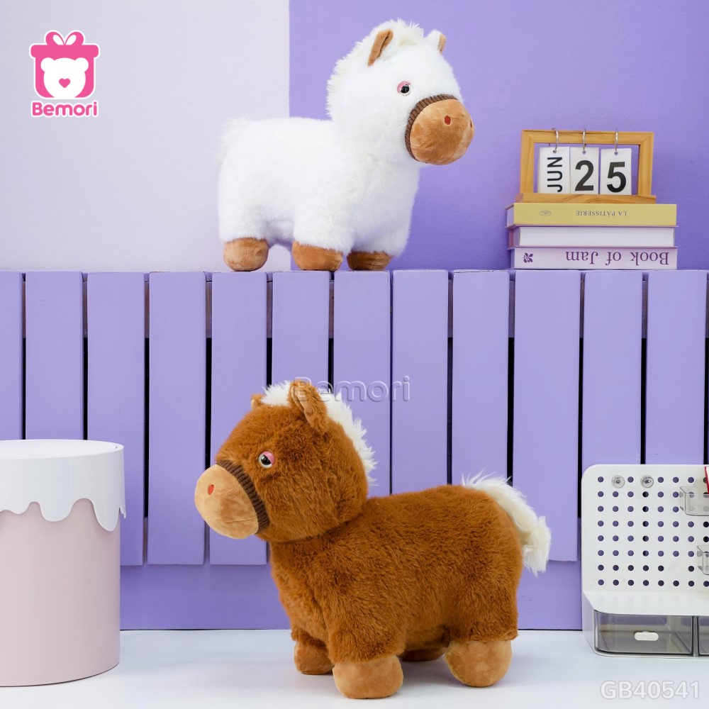 Gấu Bông Ngựa Baby Lông Thỏ