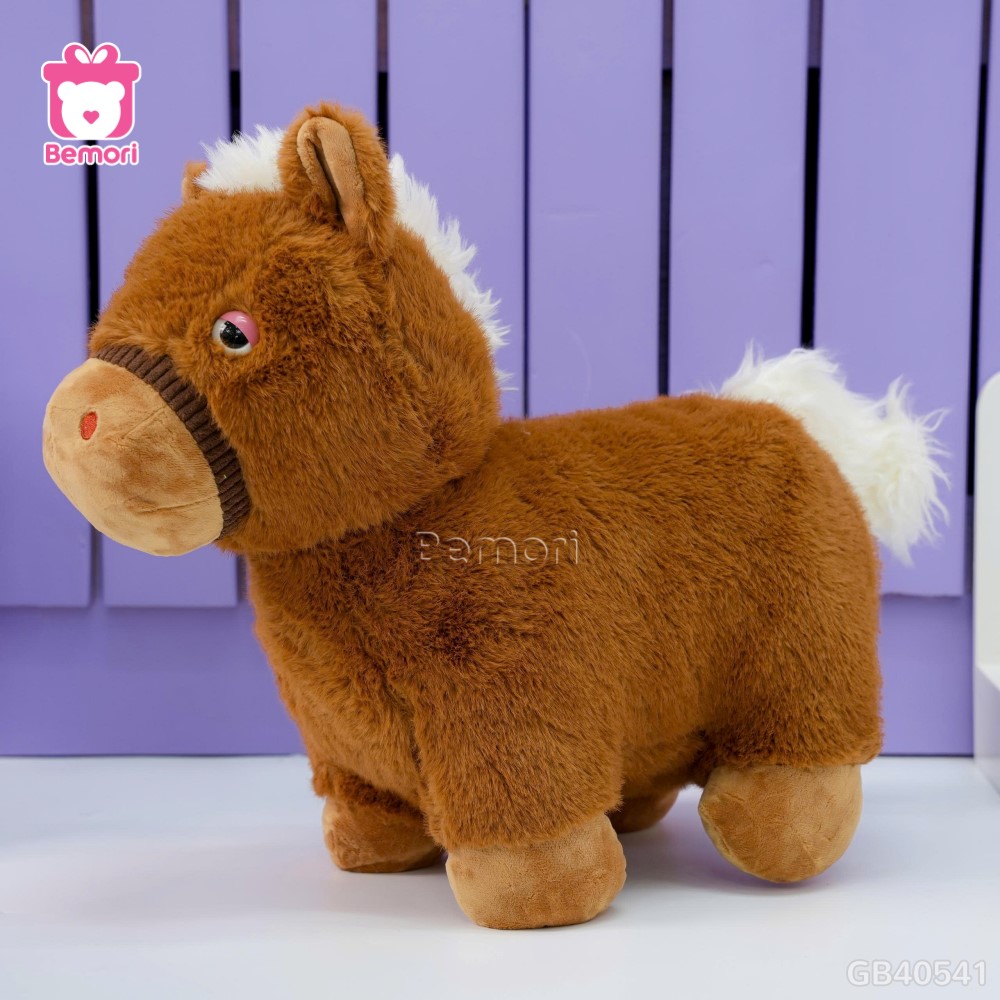 Gấu Bông Ngựa Baby Lông Thỏ