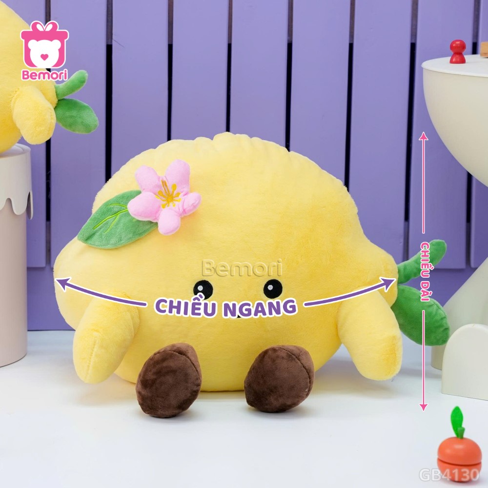 Cách đo kích thước của Rau Củ Quả Vui Vẻ Chanh Vàng