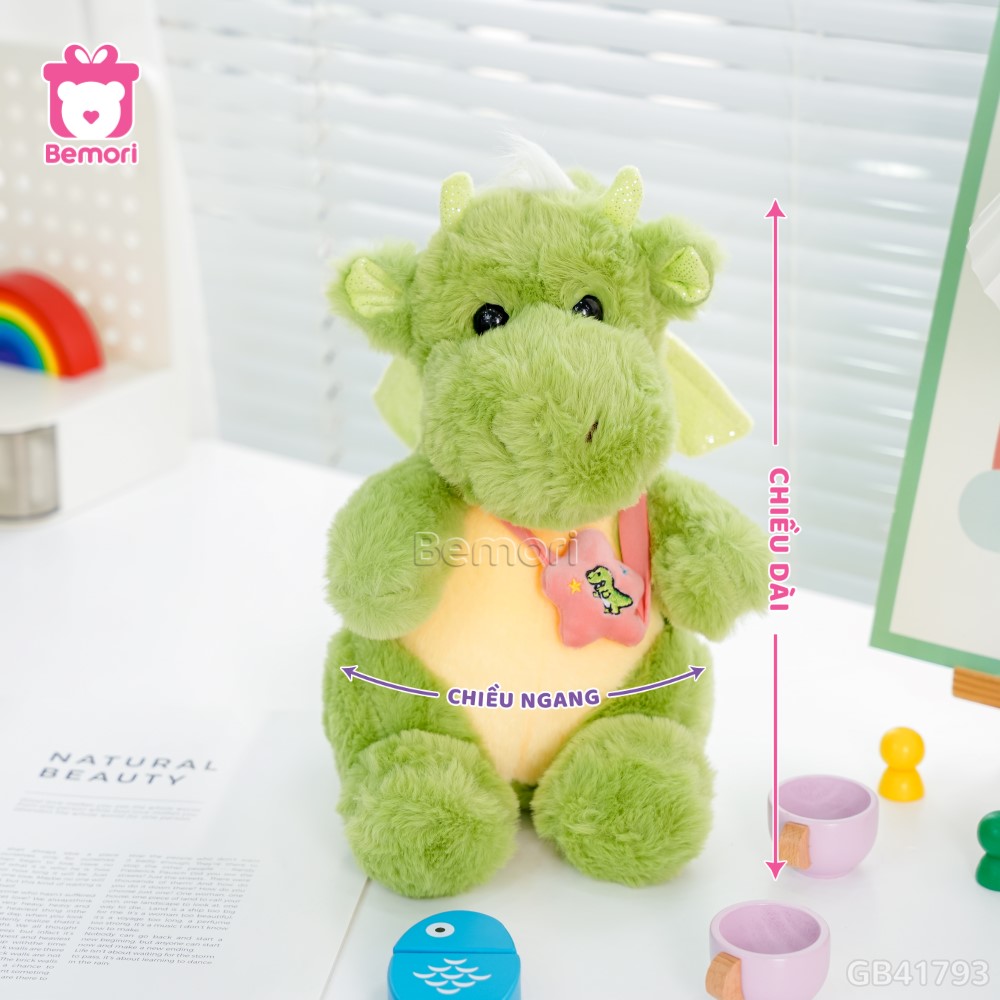 Cách đo kích thước của Rồng Bông Đeo Túi Sao