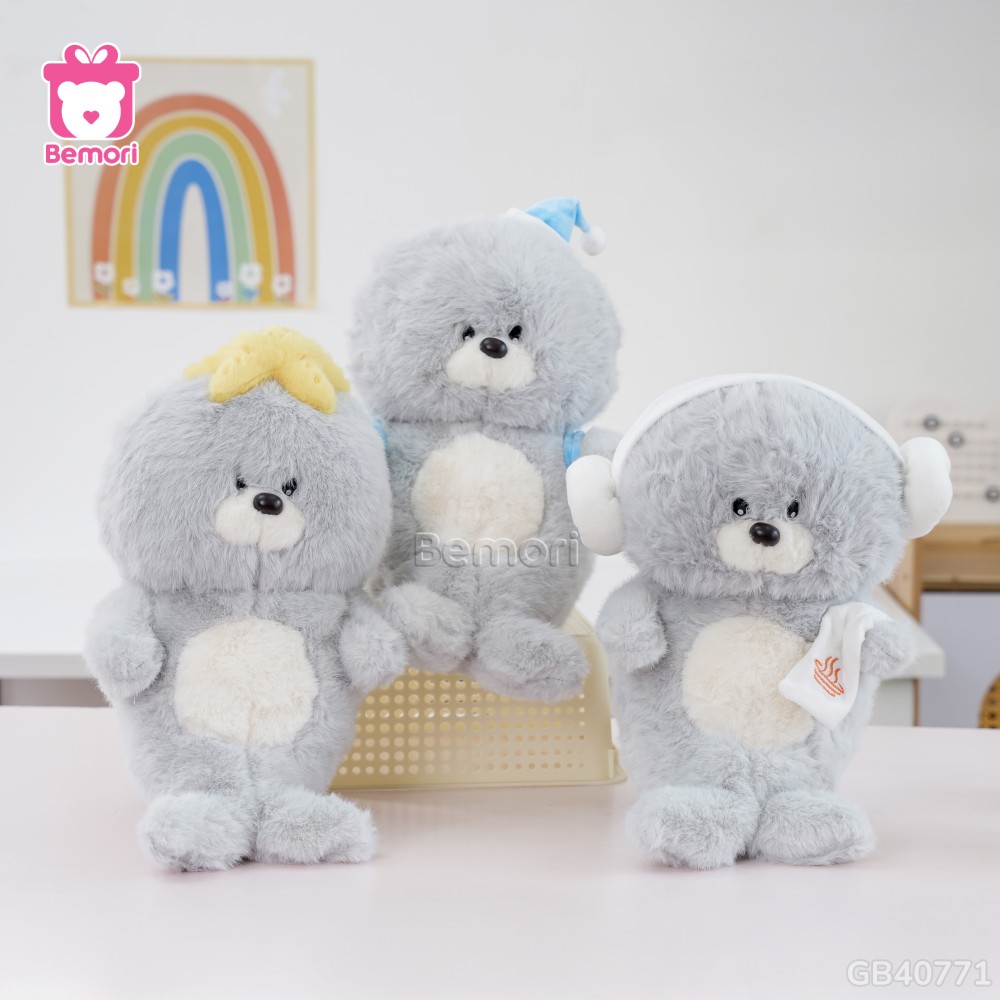 Gấu Bông Sư Tử Biển Đeo Balo Cánh Cụt