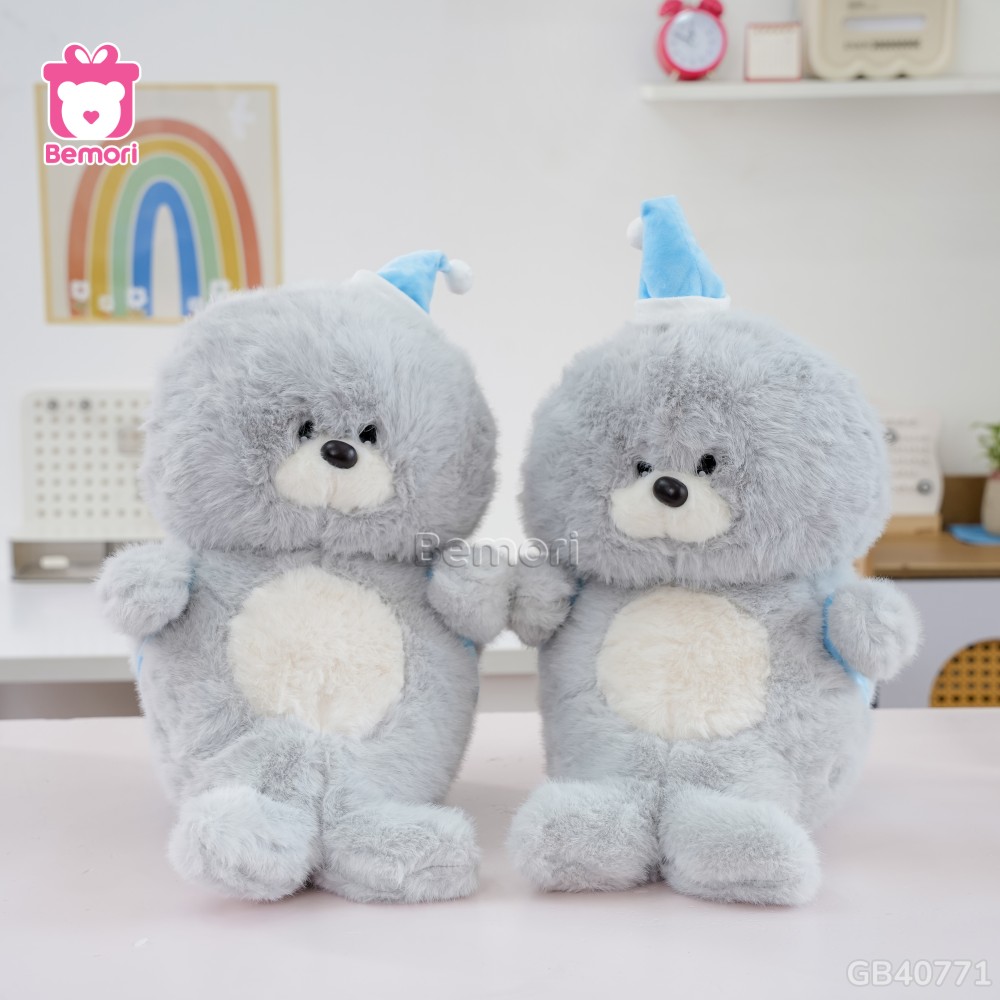 Gấu Bông Sư Tử Biển Đeo Balo Cánh Cụt