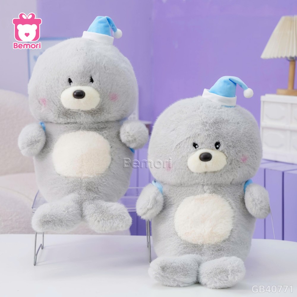 Gấu Bông Sư Tử Biển Đeo Balo Cánh Cụt