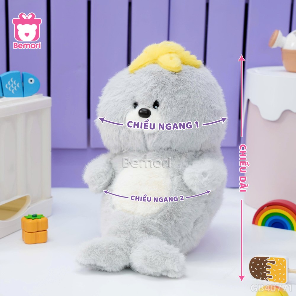 Gấu Bông Sư Tử Biển Đội Sao Biển