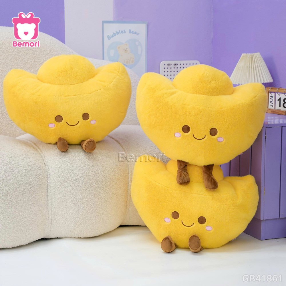 Gấu Bông Thỏi Vàng Chạy Bộ