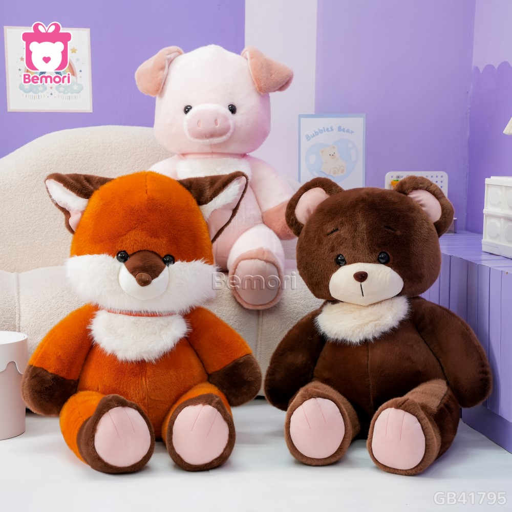 Thú Bông Cổ Lông Trắng