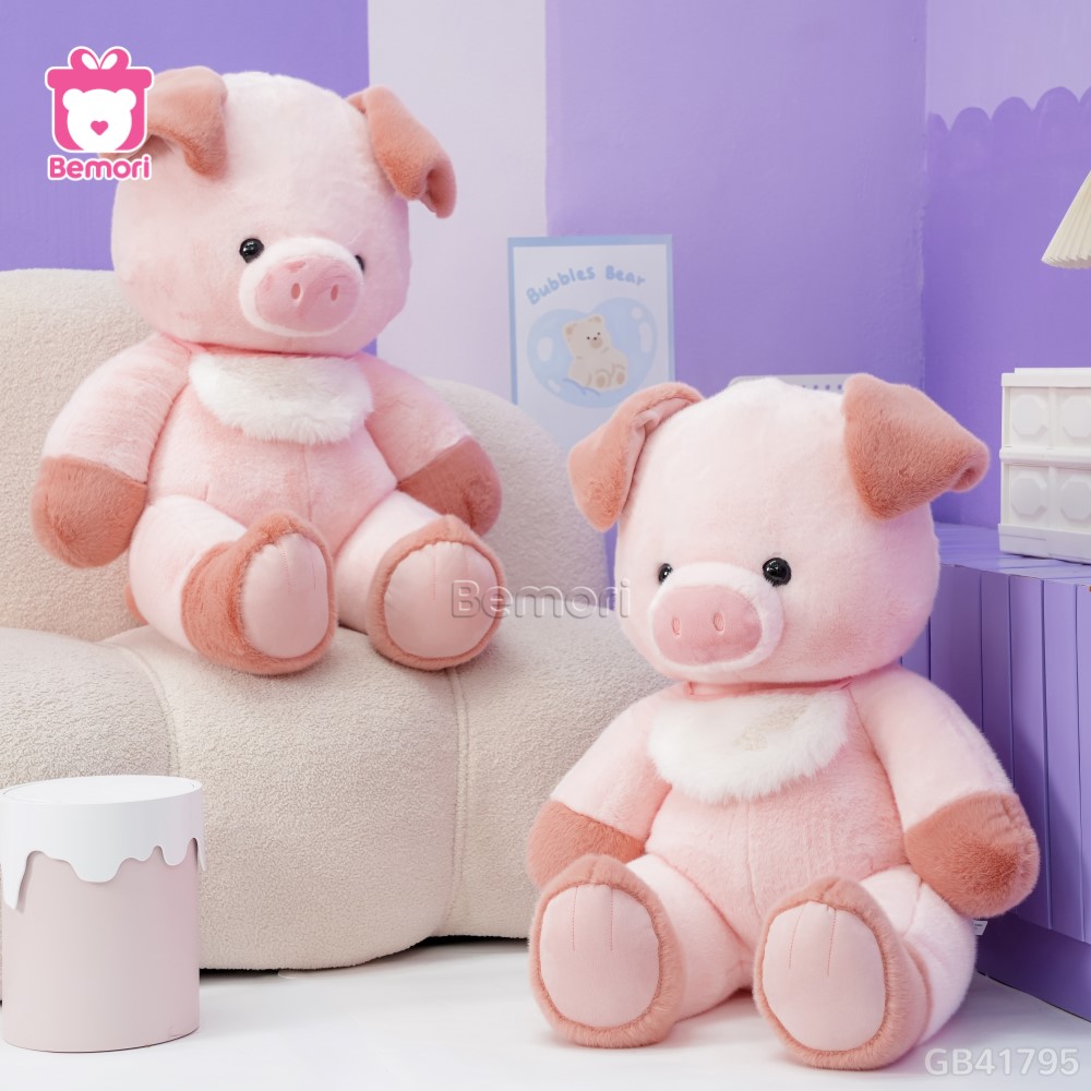 Thú Bông Cổ Lông Trắng