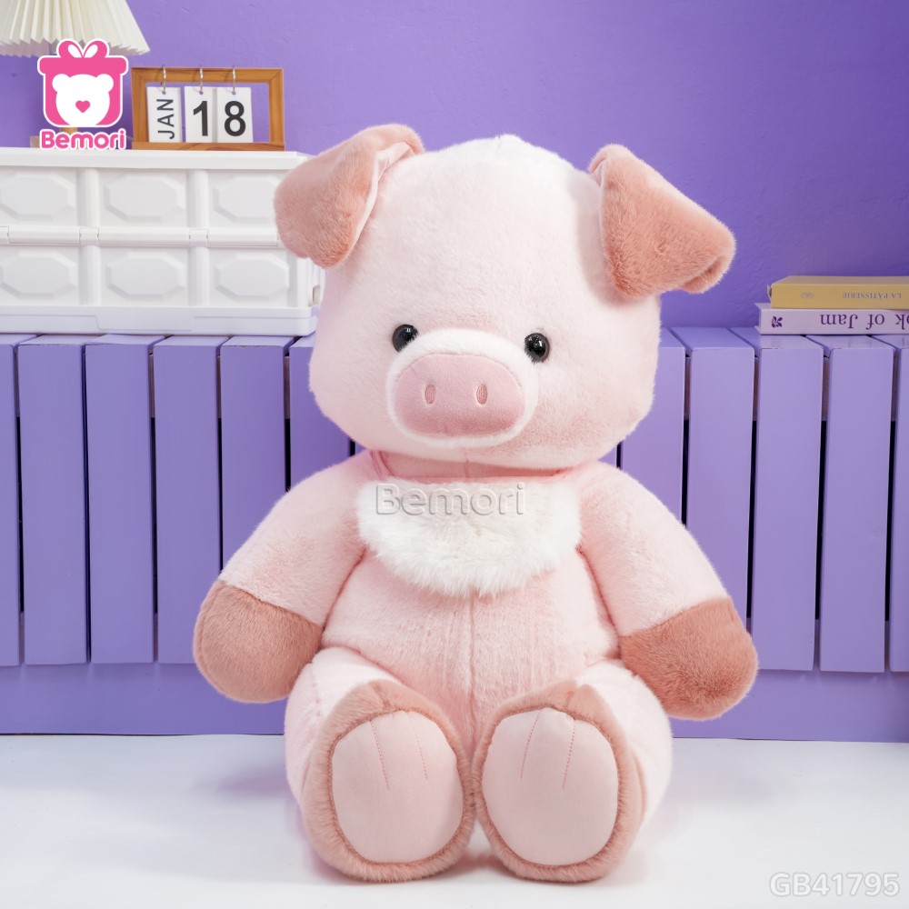 Thú Bông Cổ Lông Trắng