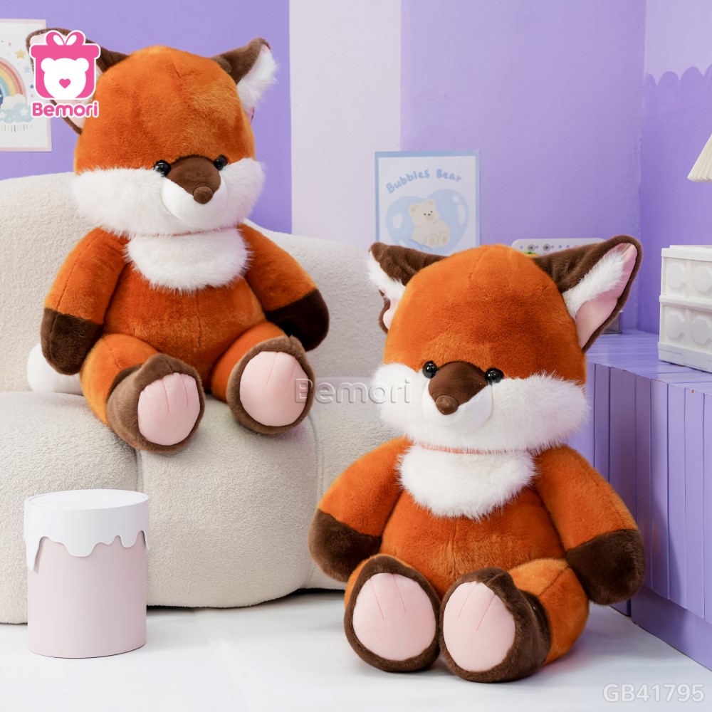 Thú Bông Cổ Lông Trắng