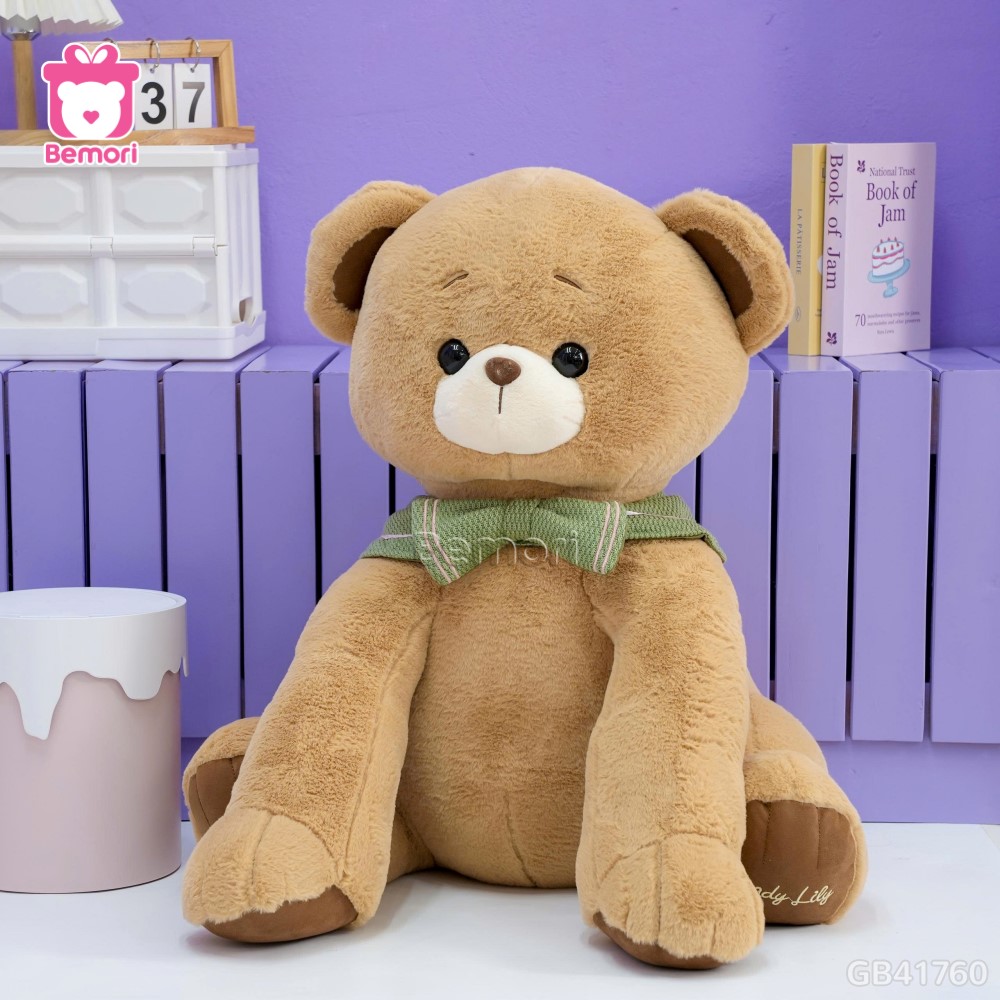 Thú Bông Ngồi Chân Thêu