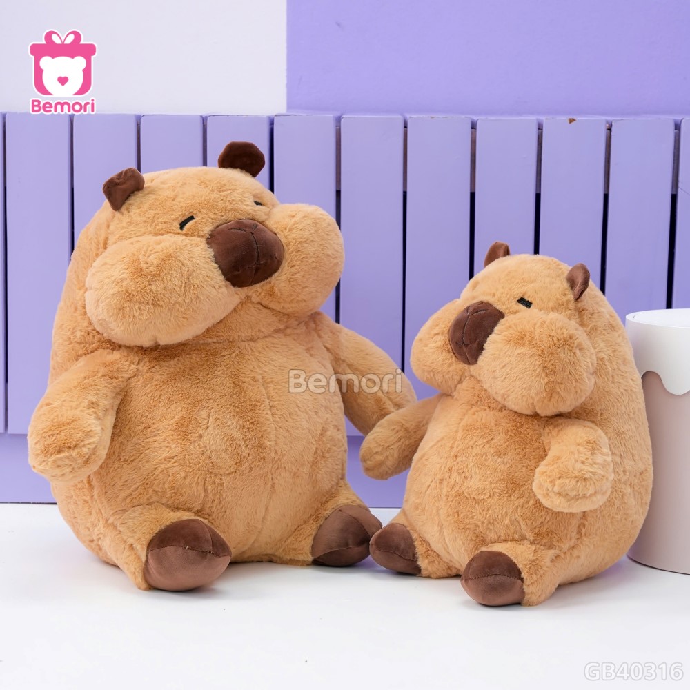 Thú Bông Má Bự Lông Thỏ - Capybara