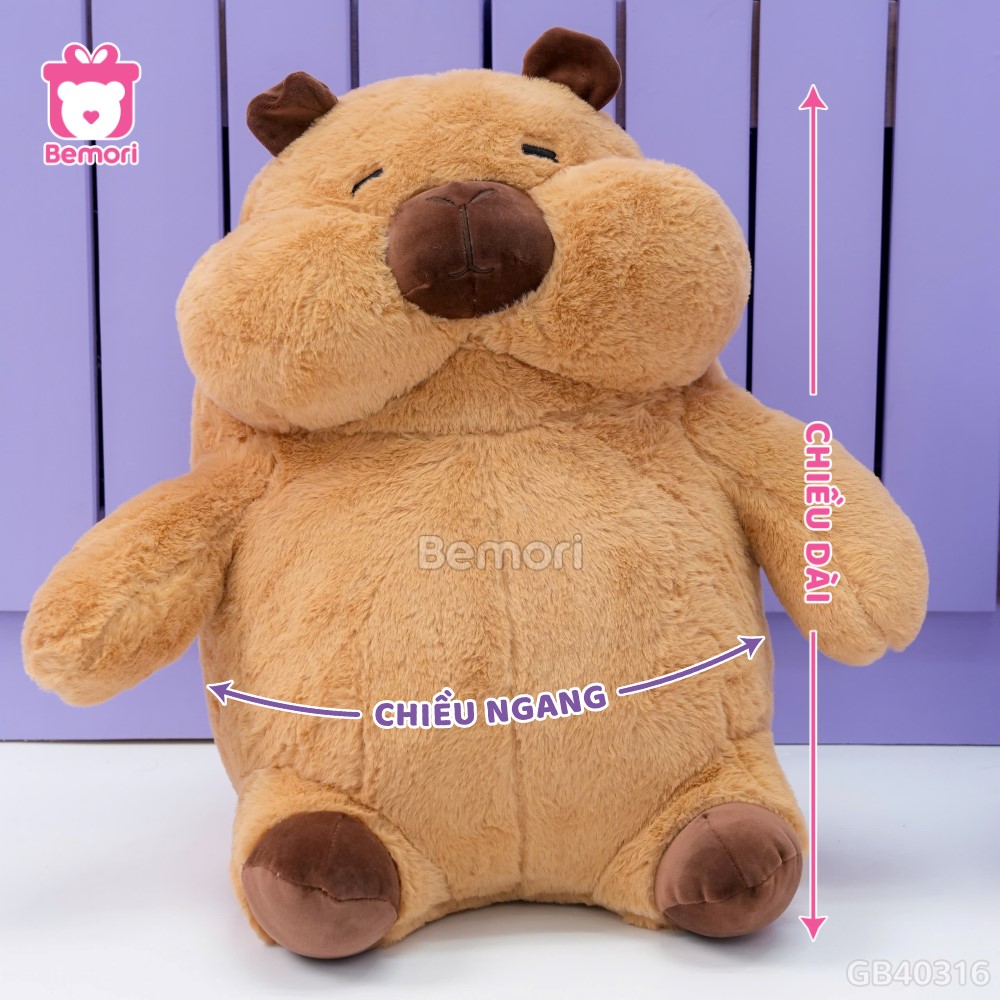 Thú Bông Má Bự Lông Thỏ - Capybara