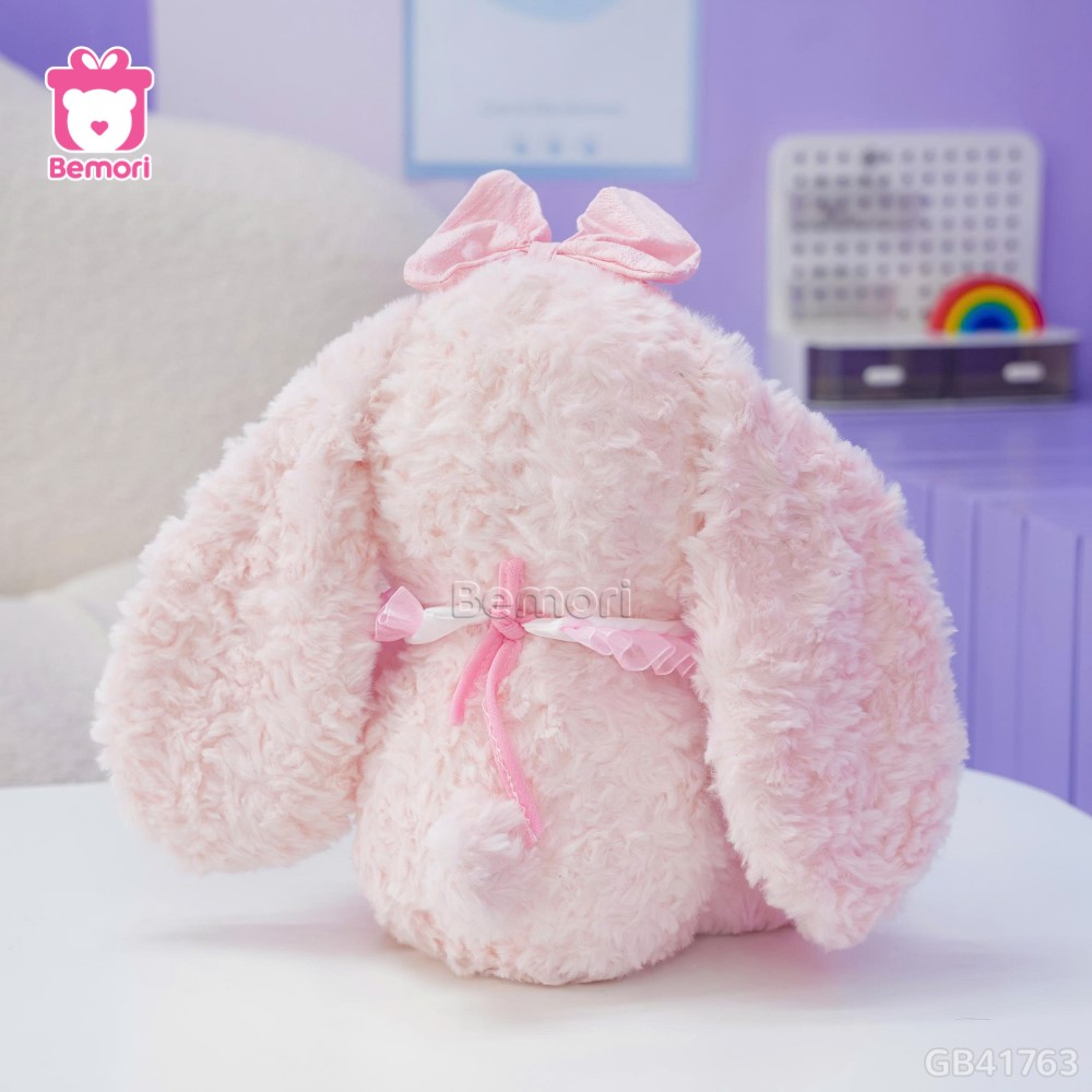 Thú Bông Ngồi Đội Nơ Chân Caro