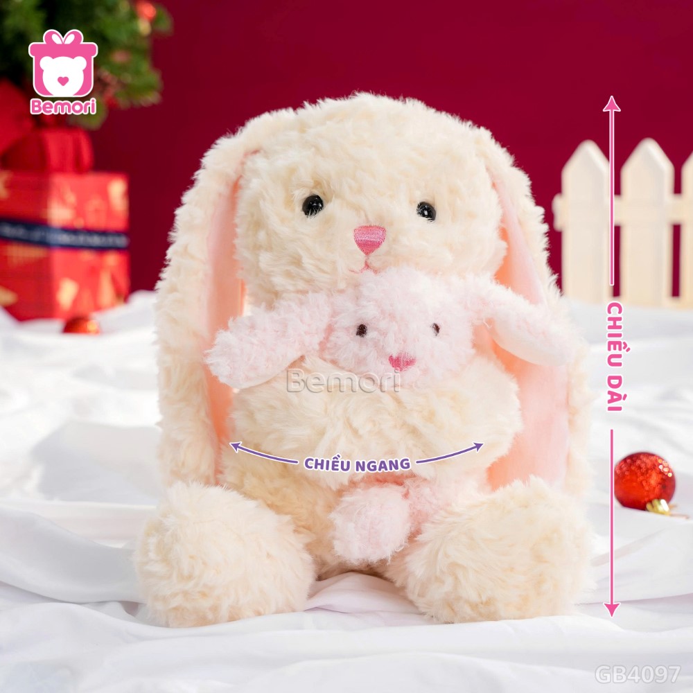 Cách đo kích thước của Thú Bông Ôm Con