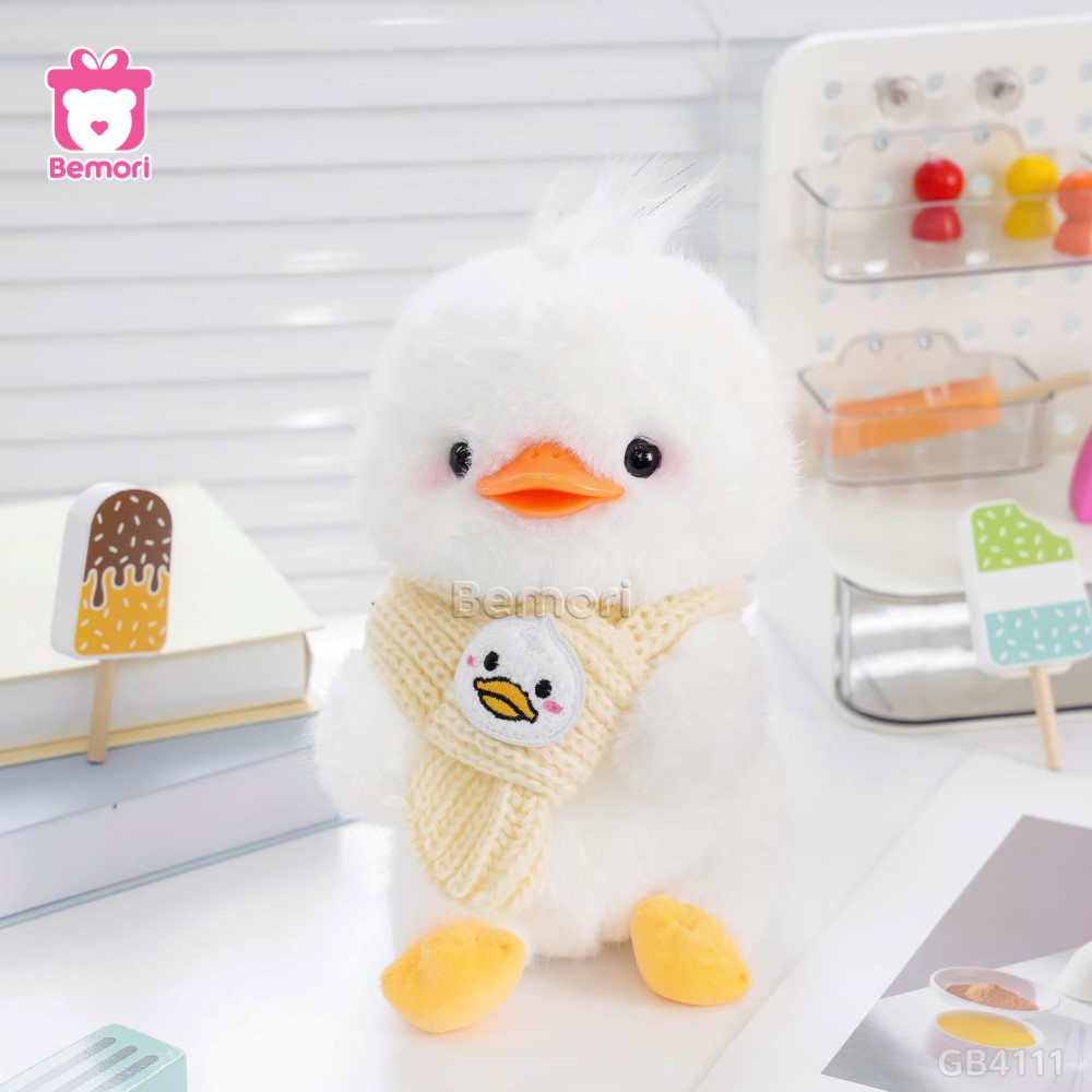 Vịt Bông Baby Quàng Khăn