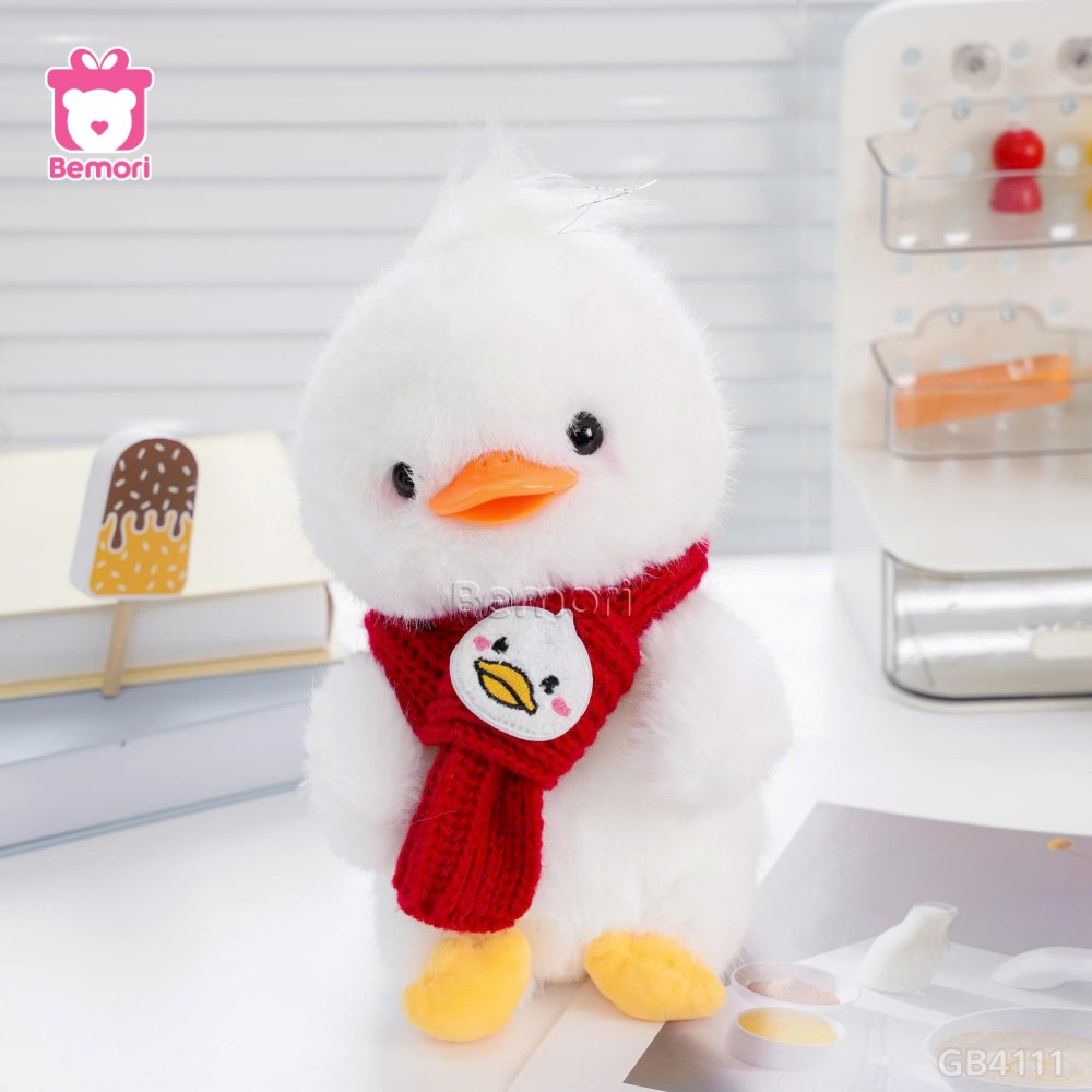 Vịt Bông Baby Quàng Khăn