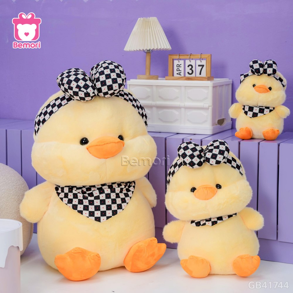 Vịt Bông Quàng Khăn Đội Nơ Caro